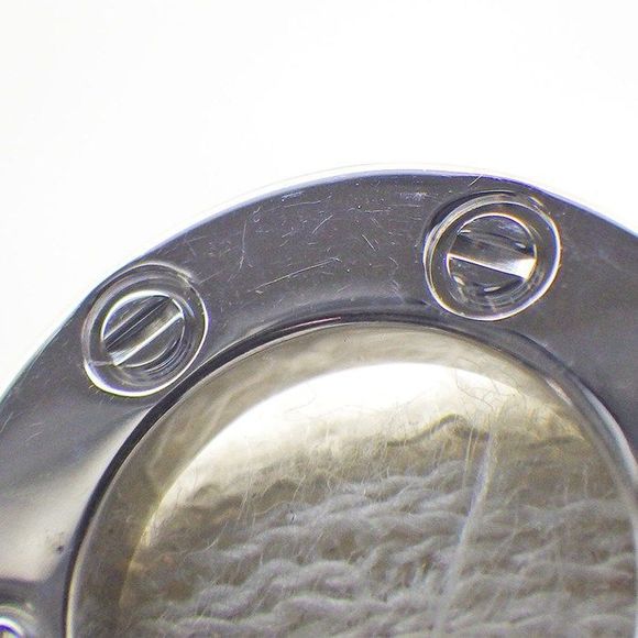 Cartier Bracelet Love B6038100 Circle Double Chain 2 Points Diamonds Total - Picture 6 of 10